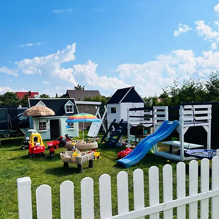 Sychusiowe Chatki Z Jacuzzi I Basenem Ferienhaus Lubkowo